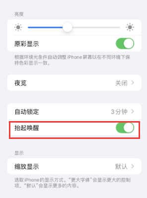 隆回苹果授权维修站分享iPhone轻点无法唤醒怎么办