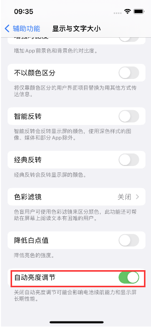 隆回苹果15维修店分享iPhone 15 Pro系列屏幕亮度 