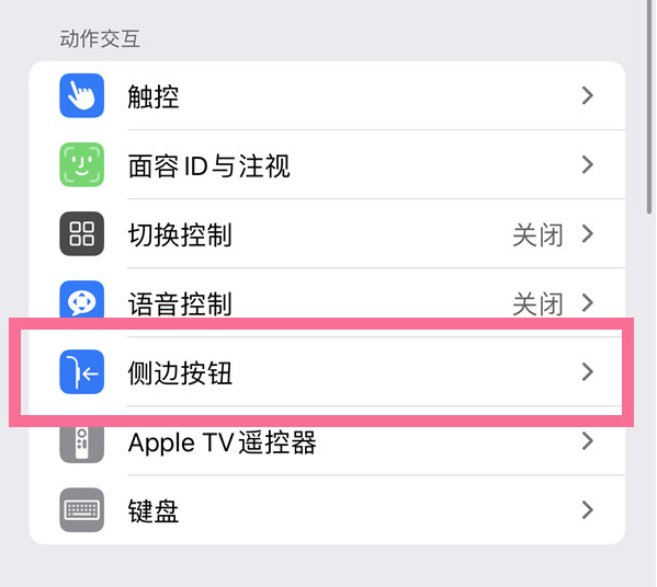 隆回苹果14维修店分享iPhone14 Plus侧键双击下载功能关闭方法 