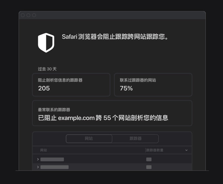 隆回苹果手机维修分享如何在 Safari 浏览器中查看和打开隐私报告 
