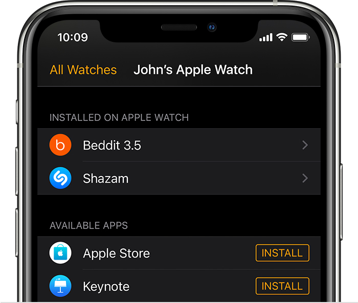 隆回苹果手机维修分享如何在 Apple Watch 上下载应用 